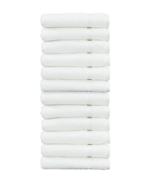 Linum Home Denzi 12-pc. Washcloth Set Bedding In White