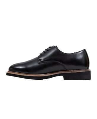 Scarpe Formali Bambino Deer Stags Gabe, Stringate In Finta Pelle, Con Soletta Memory Foam, Punta Quadrata. Perfette Per Scuola, Cerimonie E Matrimoni.