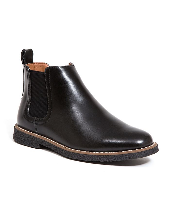 DEER STAGS Big Boys Zane Dress Comfort Chelsea Boots