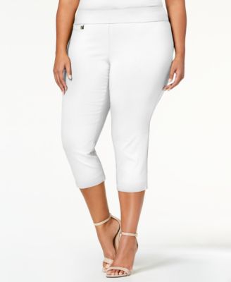 White Pants Plus Size Alfani Clothing 
