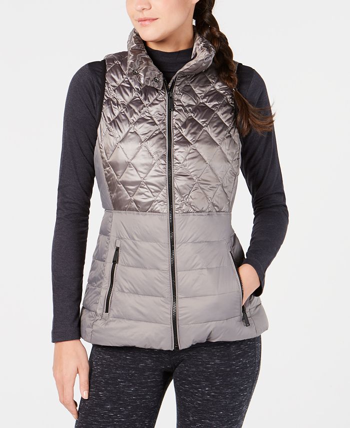 Calvin Klein Quilted Down Vest & Reviews - Jackets & Blazers - Women -  Macy's