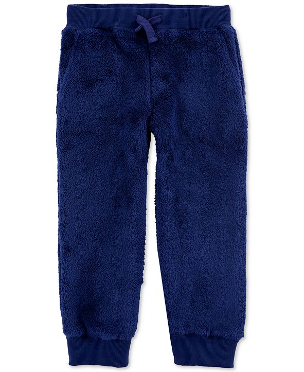 fuzzy jogger pants
