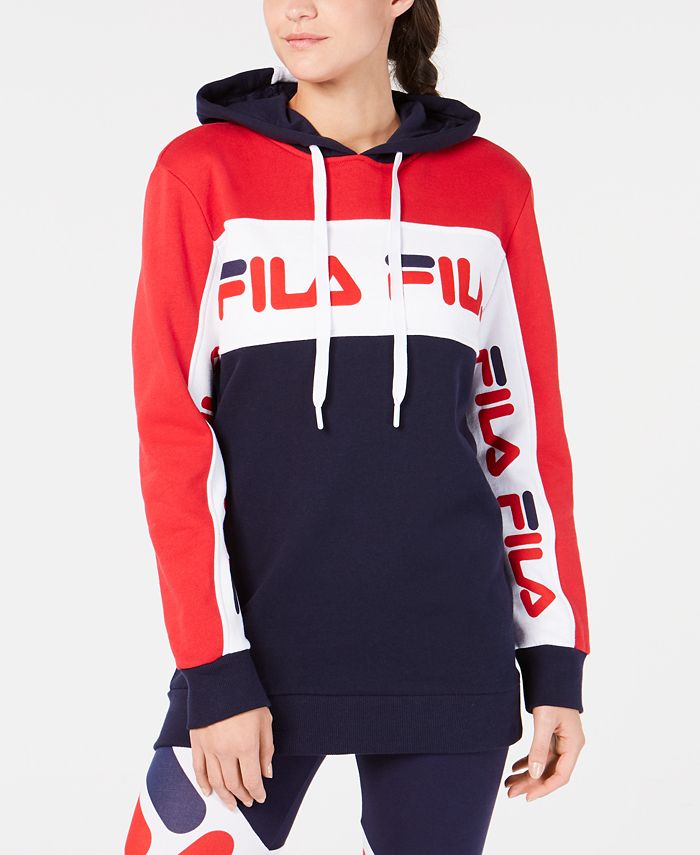 Fila Colorblocked Relaxed Hoodie - Macy's