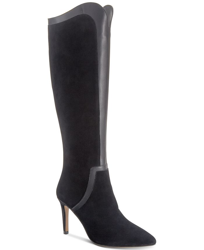 Adrienne vittadini suede boots cheap