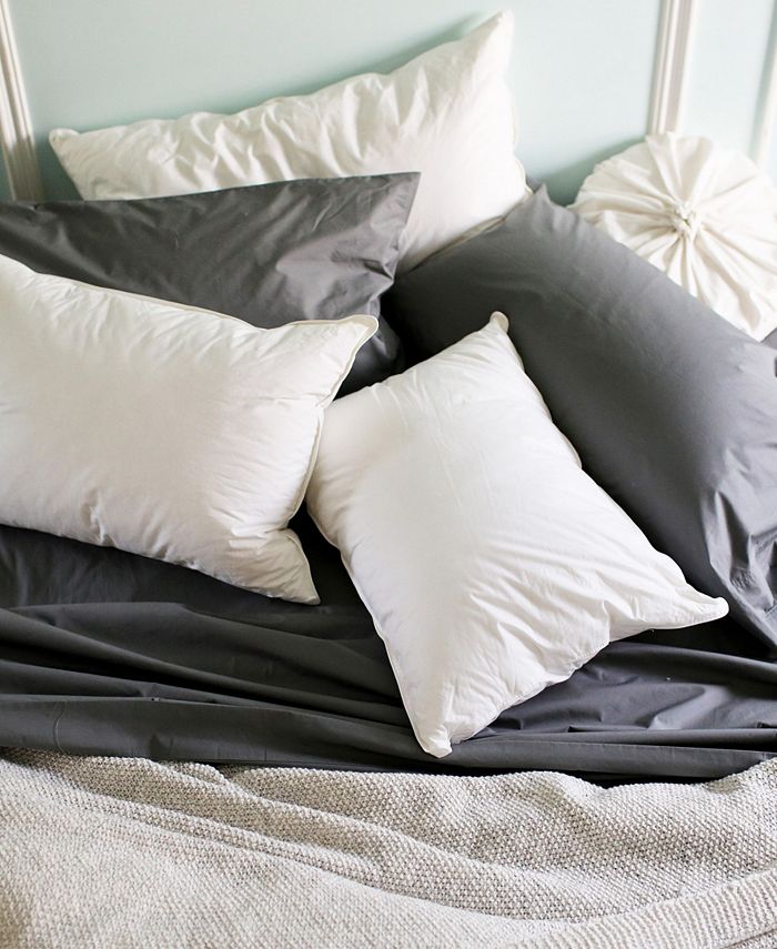 Charisma Luxe Down Filled Compartment 2Pack of King Pillows, Firm & Reviews Pillows Bed