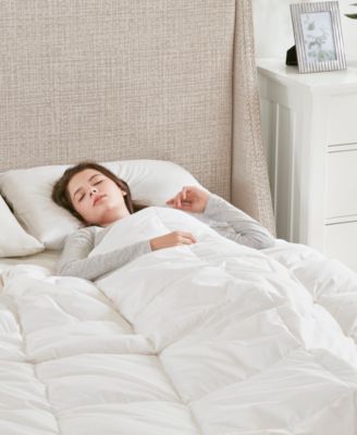 All Season Oversized Down 100% Cotton Cover Comforter, Full/Queen