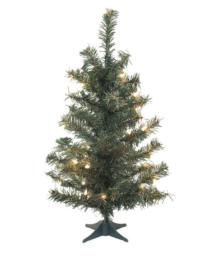 Vickerman 30 inch Canadian Pine Artificial Christmas Tree - Macy's