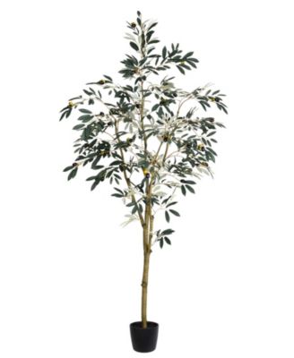 Vickerman - 6' Artificial Potted Olive Tree.