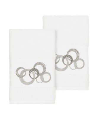 Annabelle 2-Pc. Embellished Hand Towel Set