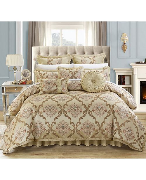 Beige Queen Comforter Set - COMFORT