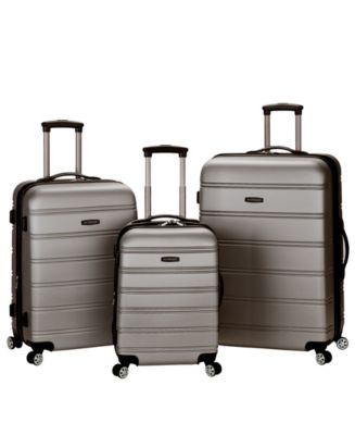 Rockland Melbourne 3-Pc. Hardside Luggage Set - Macy's
