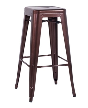 Bella Luna Galvanized Steel Bar Stool (Set of 4)