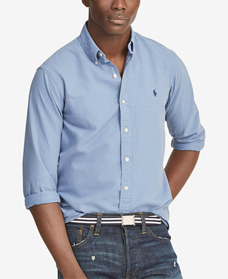 Polo Ralph Lauren Men's Garment-Dyed Oxford Shirt & Reviews - Casual ...