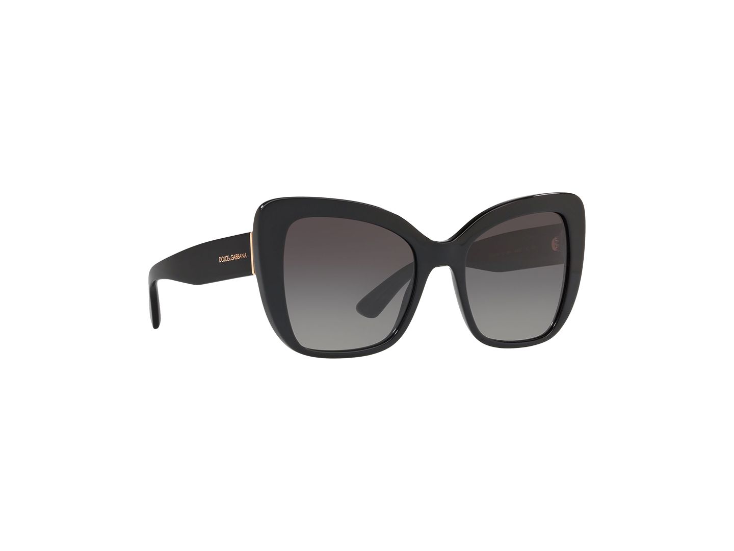 Женские солнцезащитные очки Dolce&Gabbana Sunglasses, DG4348, цвет: Чёрный / Серый градиентный — фото 3