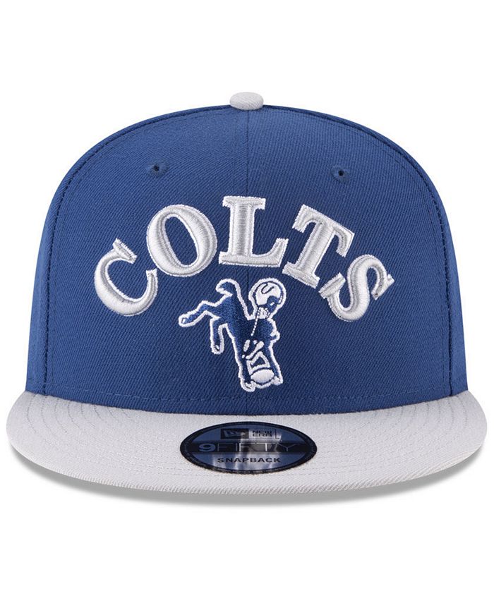 New Era Indianapolis Colts Retro Logo 9FIFTY Snapback Cap & Reviews ...