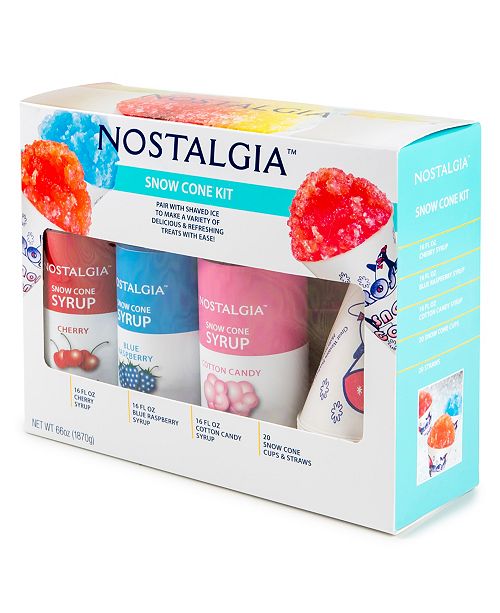 Download Nostalgia Premium Snow Cone Syrup Party Kit & Reviews ...