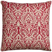 18x18 Dublin Cable Knit Square Throw Pillow Red - Vcny : Target