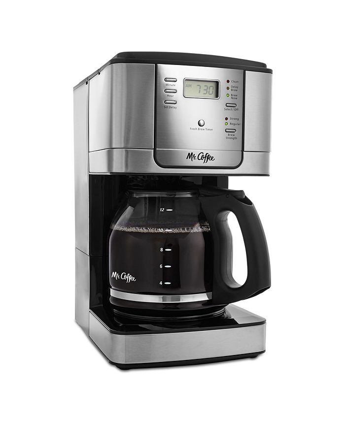 Mr. Coffee 12-Cup Coffee Maker with Rapid Brew System Stainless