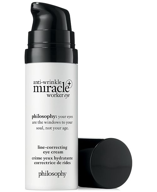 philosophy AntiWrinkle Miracle Worker+ LineCorrecting Eye Cream, 0.5