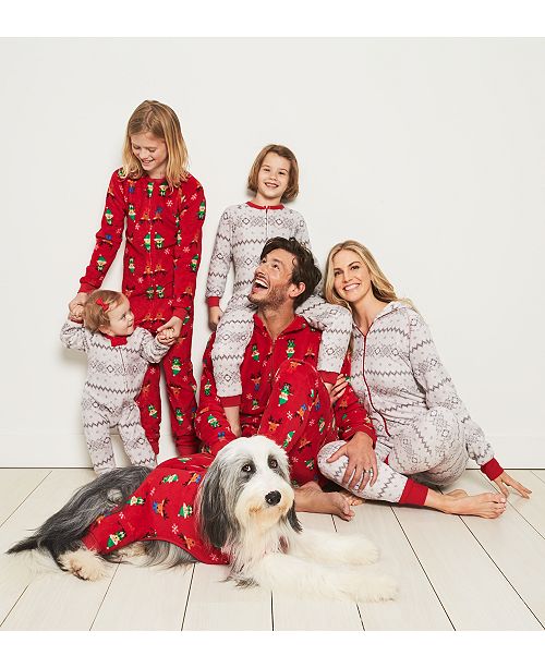 Family Pajamas Matching Family Pajama Winter Fairisle Mix And