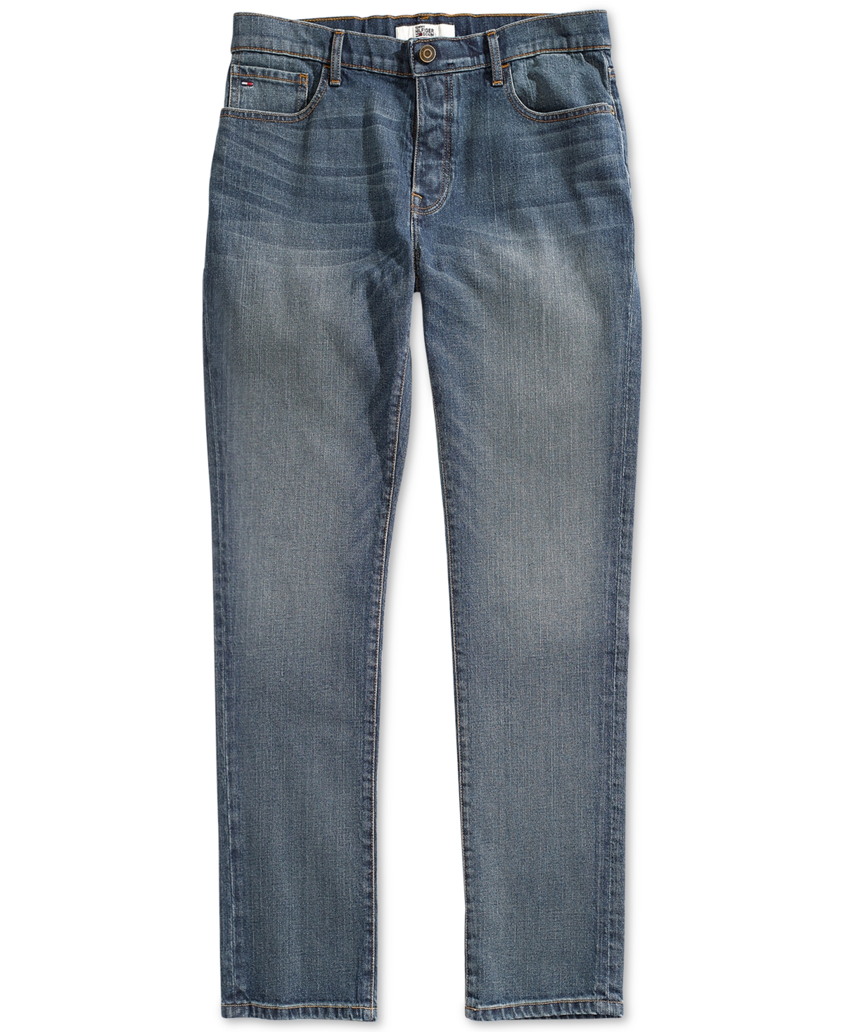 Tommy Hilfiger Adaptive Men's Straight Fit Jeans with Magnetic Fly