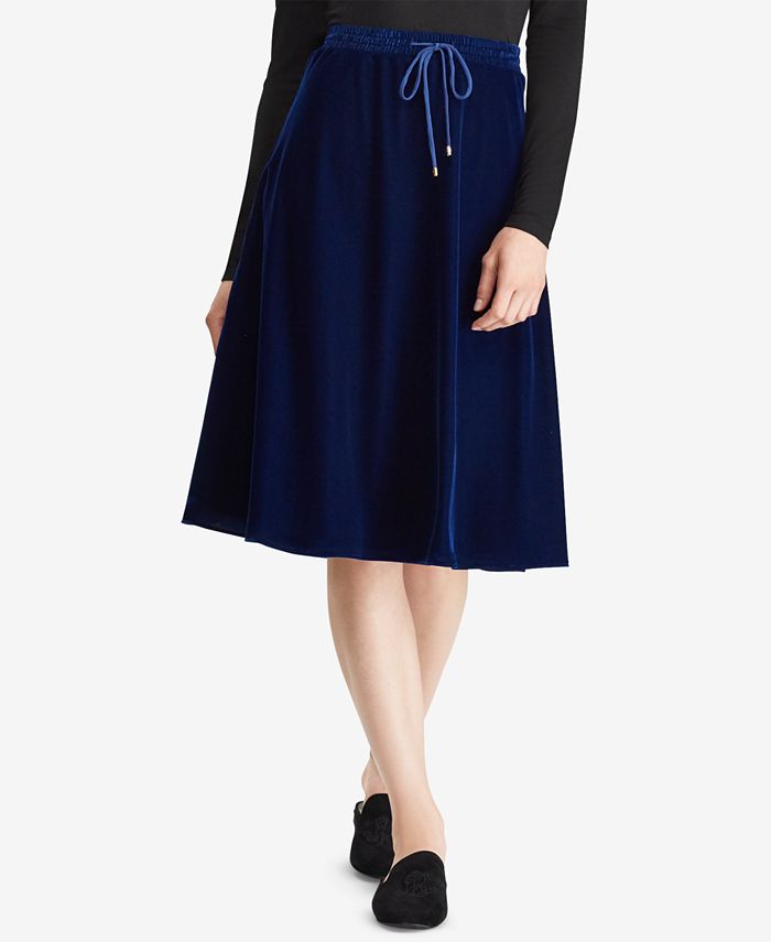 Velvet skirt deals macy's