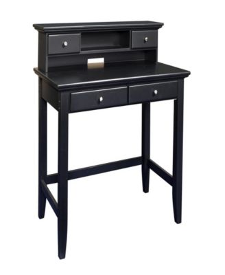 Home Styles - Bedford Black Student Desk and Hutch