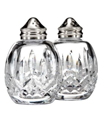 Waterford - Lismore Round Salt and Pepper Shakers