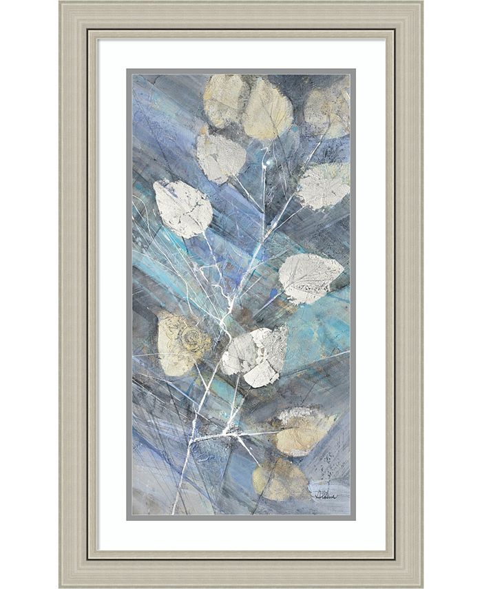 Amanti Art - Silver Leaves II 20x32 Framed Art Print