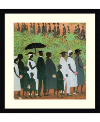 Amanti Art - Funeral Procession 20x20 Framed Art Print