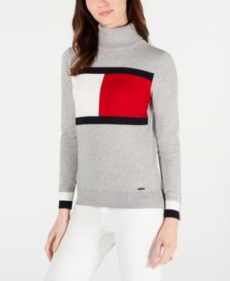 Tommy Hilfiger - Cotton Flag Turtleneck Sweater