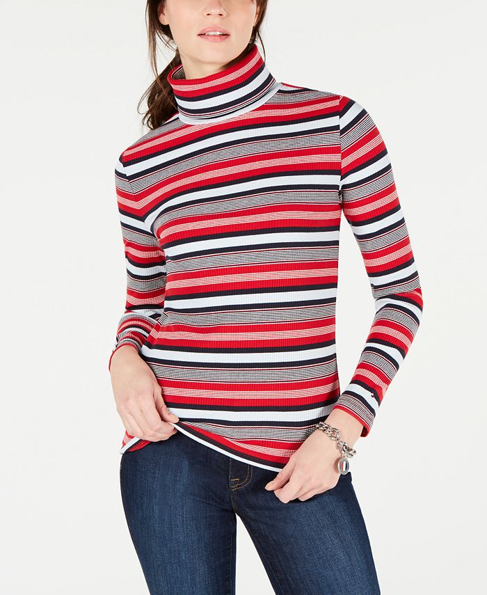 tommy hilfiger striped top womens