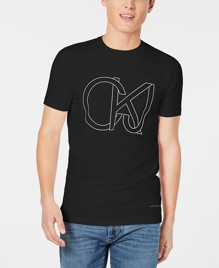 Macy\'s T-Shirt Men\'s Jeans Slim-Fit Logo Calvin Klein -