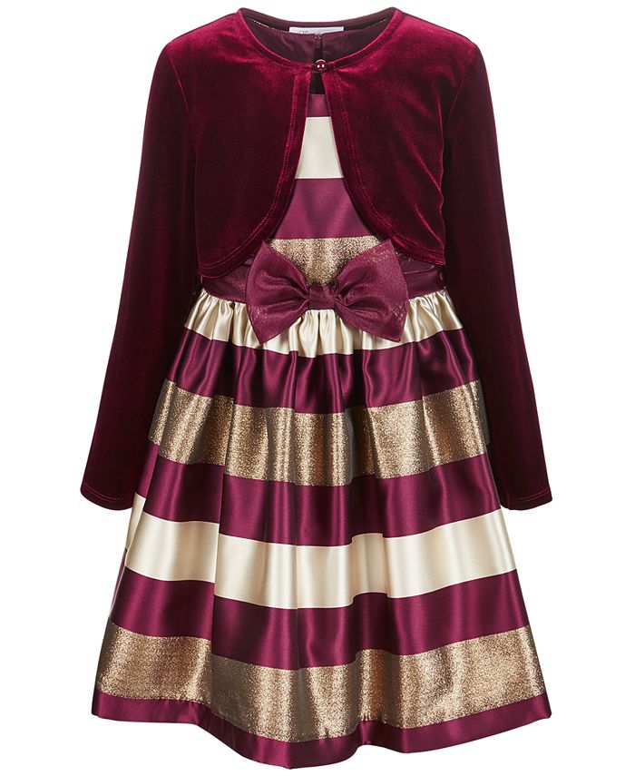 Bonnie jean velvet dress top