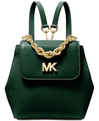 mk mott leather backpack
