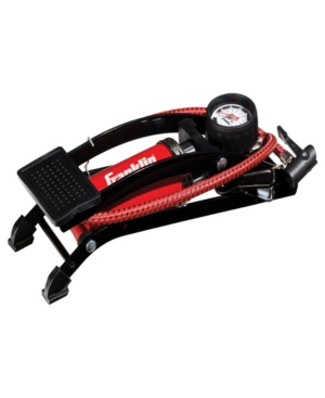 Franklin Sports High Pressure Foot Pump In Red Black