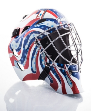 Franklin Sports Gfm 1500 Glory Goalie Face Mask In Red White