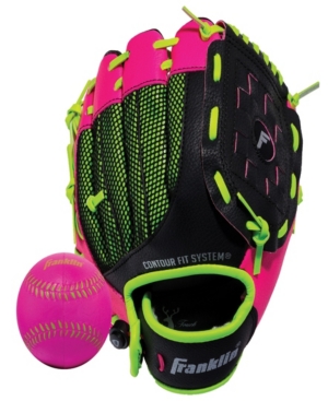Franklin Sports 9.0" Neo-grip Teeball Glove -left Handed In Pink