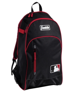 Franklin Sports Mlb Batpack In Black Red