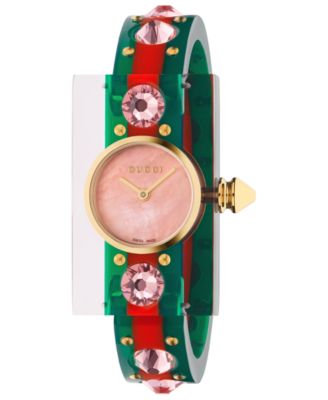 gucci acrylic watch