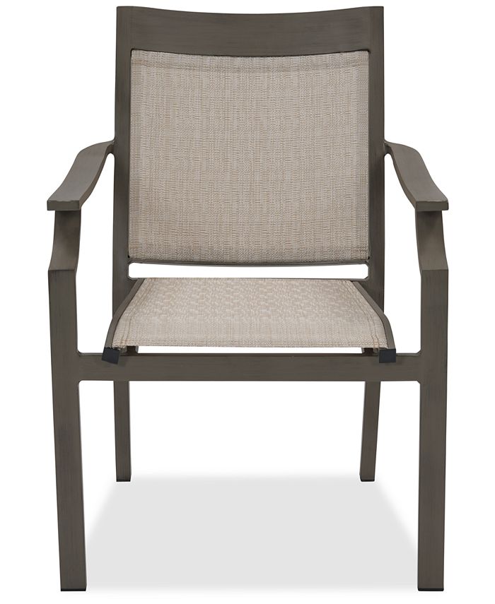 Furniture CLOSEOUT! Rialto Outdoor Aluminum Sling Dining Chair, Created