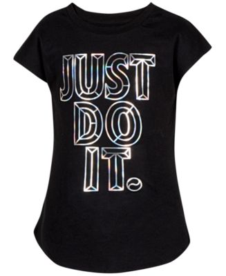 Nike Little Girls Graphic-Print Cotton T-Shirt - Macy's
