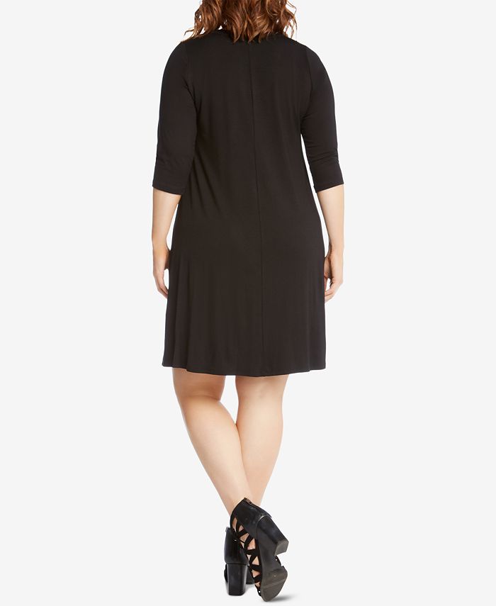 Karen Kane Plus Size A-Line Dress - Macy's