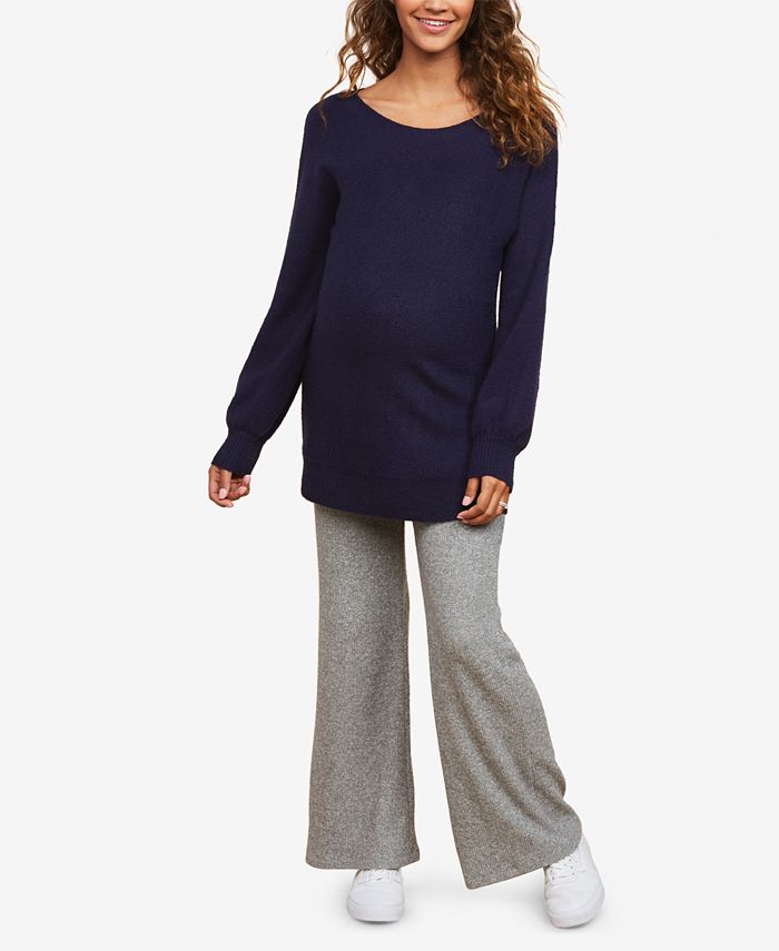Motherhood Maternity Rib Knit Pants with Secret Fit Belly Macy's