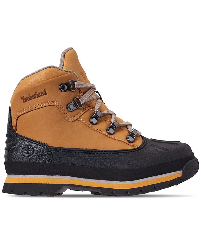 Timberland Little Boys' Euro Hiker Shell Toe Boots from Finish Line ...