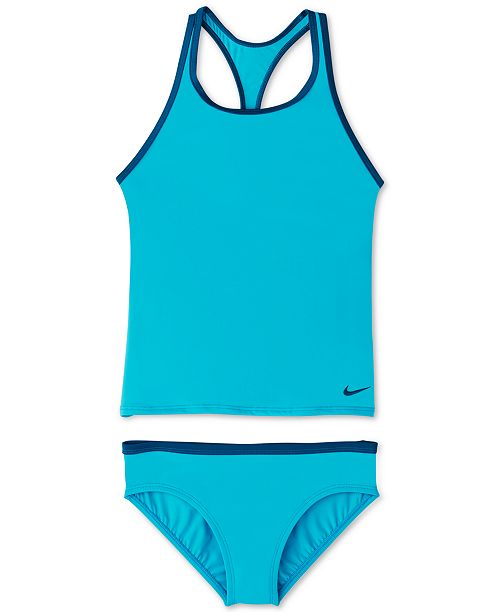 Nike Big Girls 2-Pc. Racerback Tankini & Reviews - Swimwear - Kids - Macy's