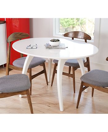 Hives & Honey Beckett White Dining Table - Macy's
