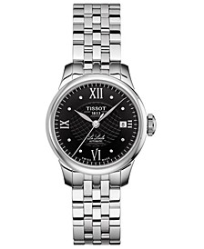 Women's Swiss Automatic T-Classic Le Locle Stainless Steel Bracelet Watch 25.3mm