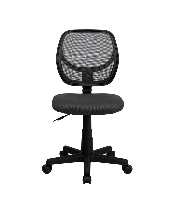 Flash Furniture MidBack Gray Mesh Swivel Task Chair Macy's