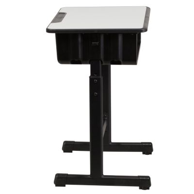 Photo 1 of Flash Furniture Plastic Student Desk, Grey (YUYCY046)